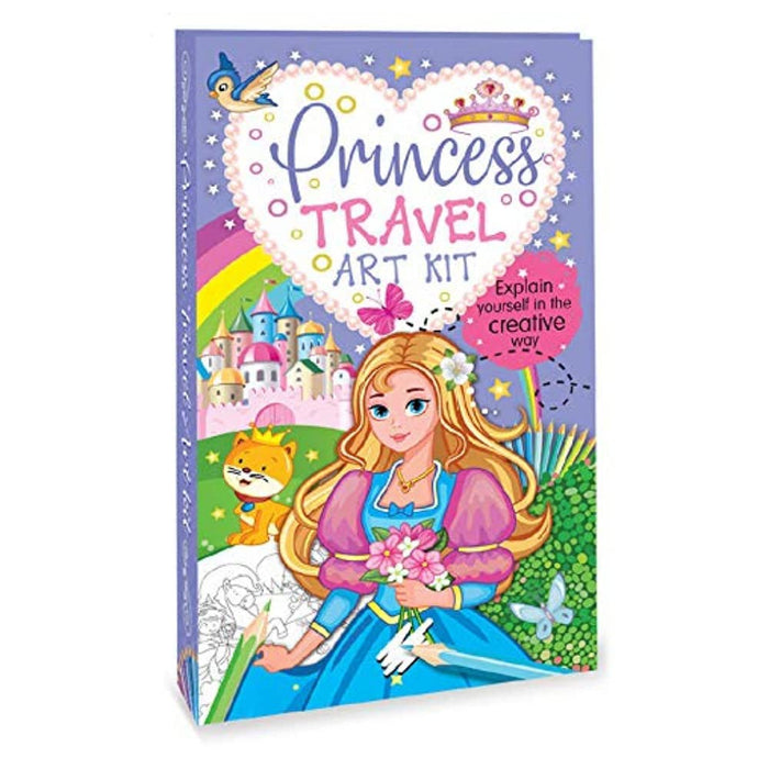 Travel Kit Colouring Princess by Hello Friend Books - Hardcover cover