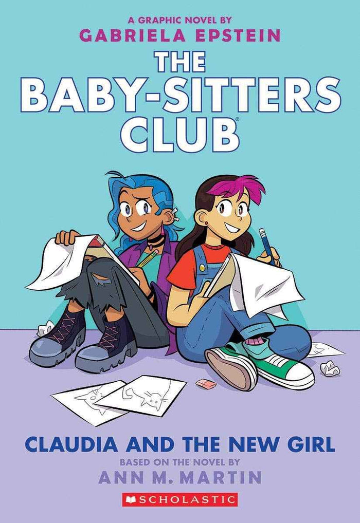 Front cover of the book 'Claudia And The New Girl (The Baby-Sitters Club Graphic Novel #9)' by Ann M Martin.