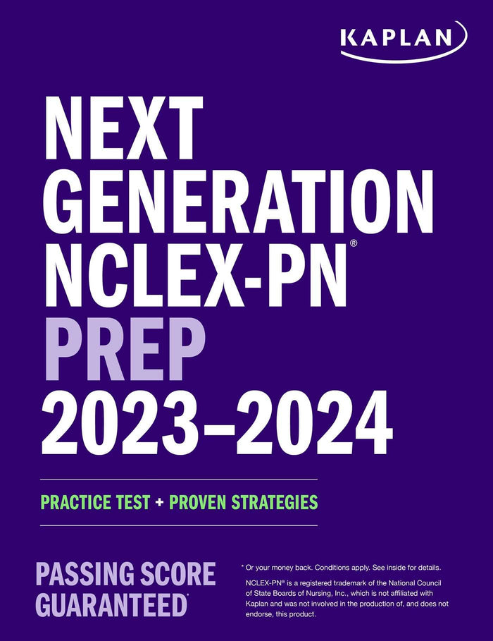 Next Generation NCLEX-PN Prep 2023-2024: Practice Test + Proven Strategies (Kaplan Test Prep) by Kaplan Nursing - Paperback cover