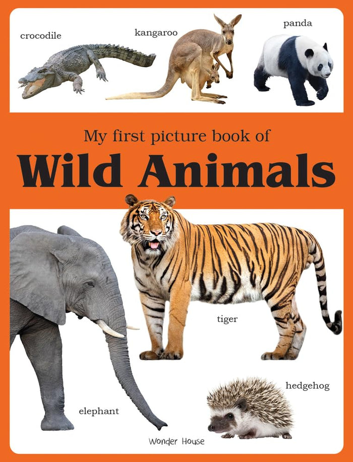 My First Book of Wild Animals by Wonder House Books - Paperback cover