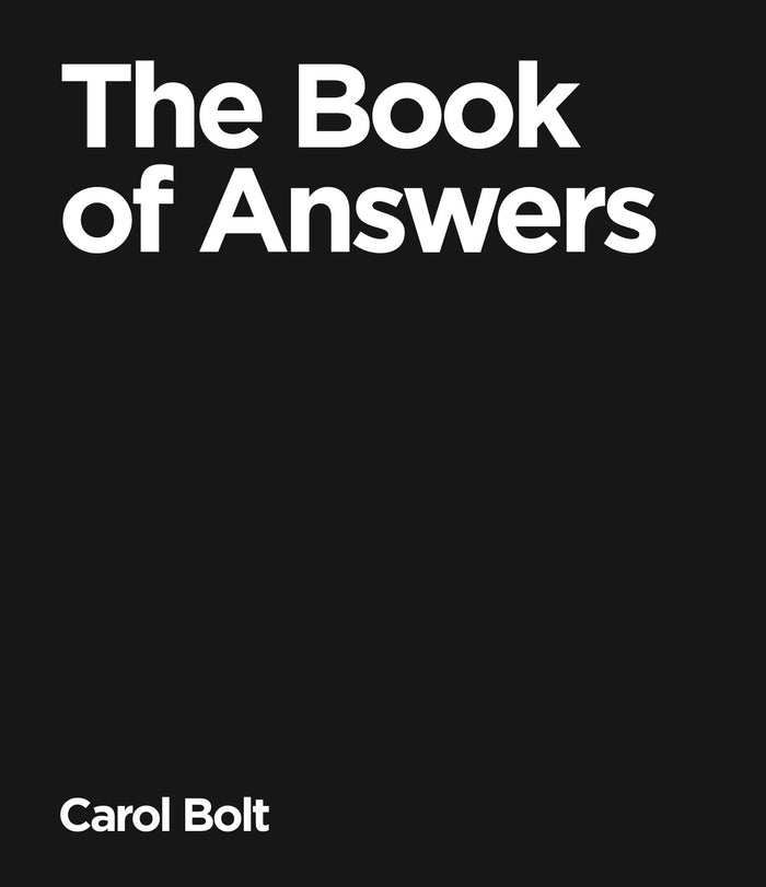 The Book Of Answers: The gift book that became an internet sensation, offering both enlightenment and entertainment by carol-bolt - Hardcover cover