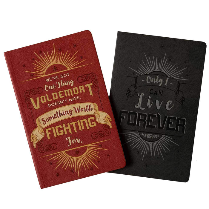 Harry Potter: Character Notebook Collection (Set of 2): Harry Potter and Voldemort by Insight Editions - Paperback cover