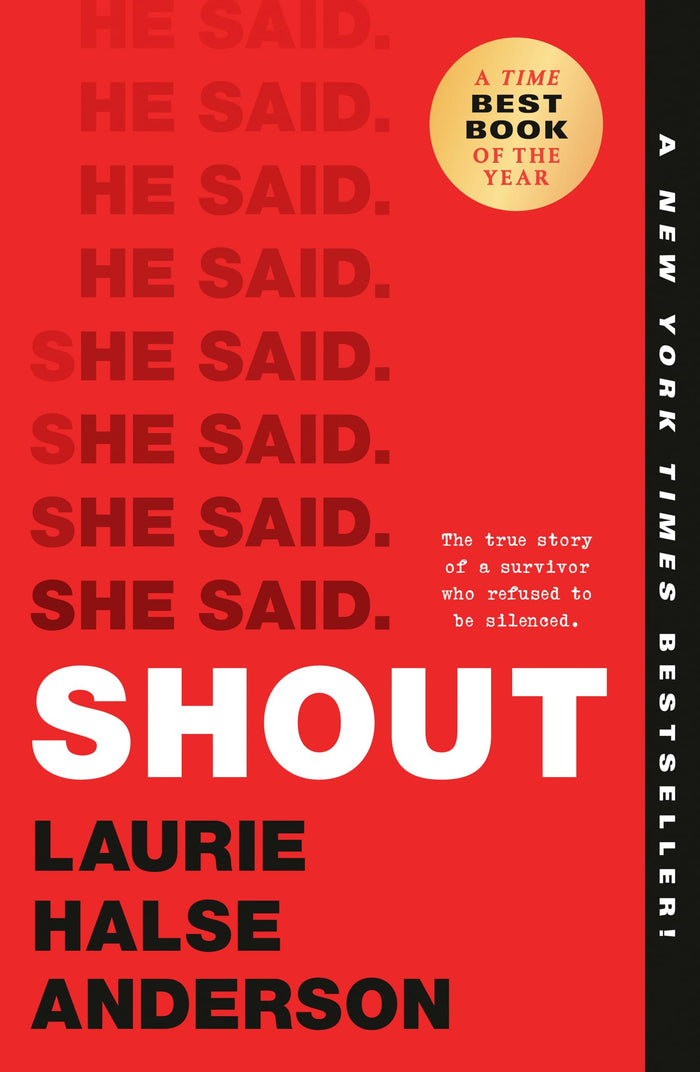 Shout by Laurie Halse Anderson - Paperback cover
