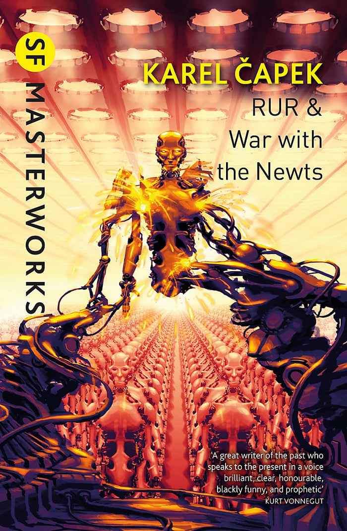 R.U.R.: War with the Newts by Karel Capek - Paperback cover