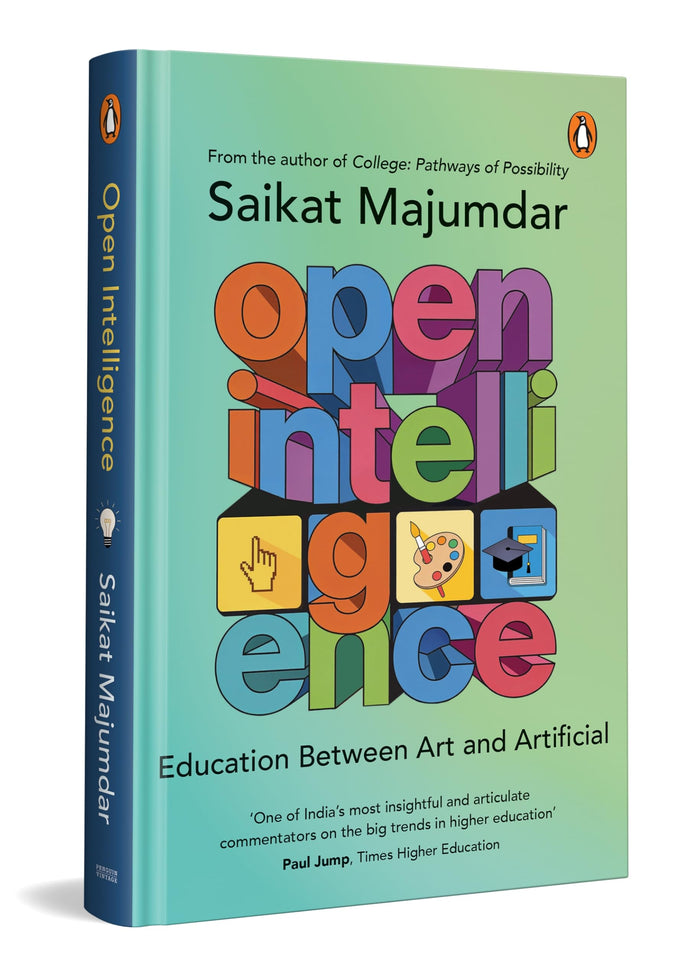 Open Intelligrnce:Education Between Art And Artificial by Majumdar Saikat - Hardcover cover