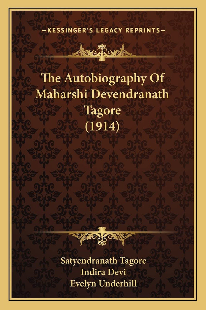 The Autobiography Of Maharshi Devendranath Tagore (1914) by translator - Paperback cover