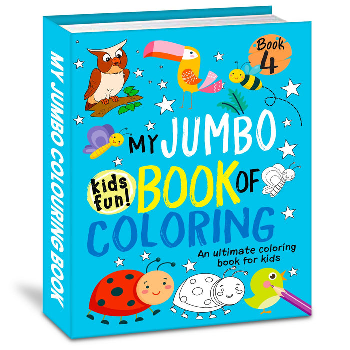 My Jumbo Book of Coloring (Turquoise) Book 4 by Brijbasi Art Press Ltd. - Paperback cover