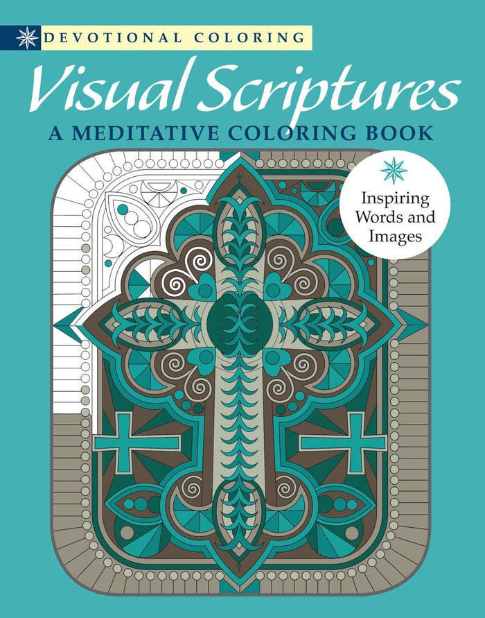 Visual Scriptures: A Meditative Coloring Book (Devotional Coloring) - Paperback cover