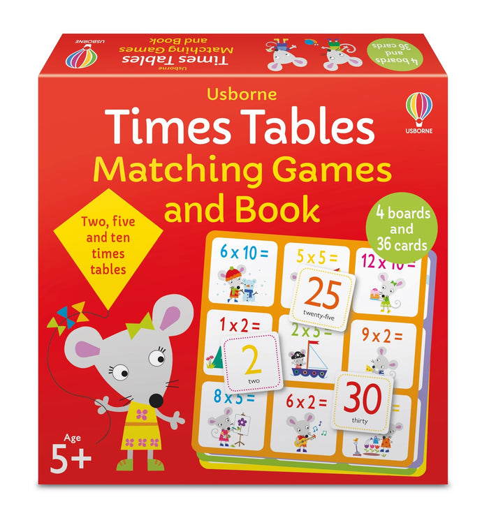 Times Tables Matching Games and Book by Kate Nolan - Game cover