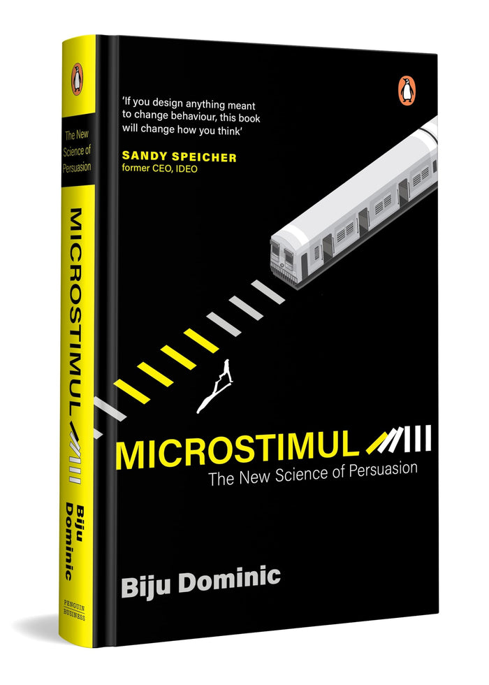 Microstimuli:The New Science of Persuasion by Dominic Biju - Hardcover cover