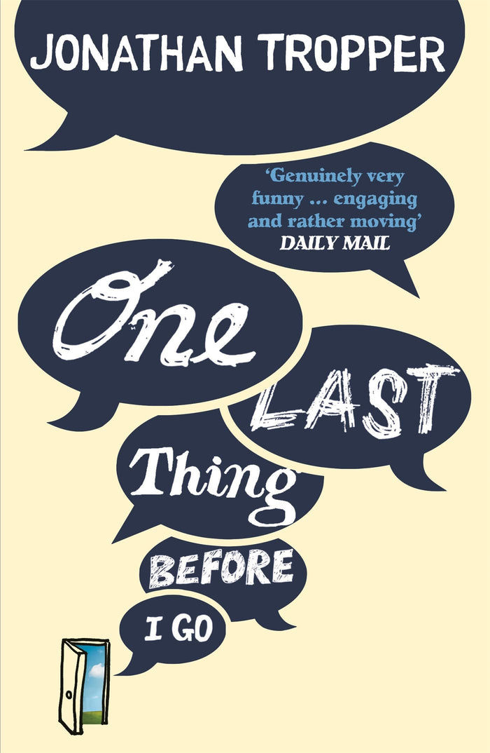 One Last Thing Before I Go by Jonathan Tropper - Paperback cover