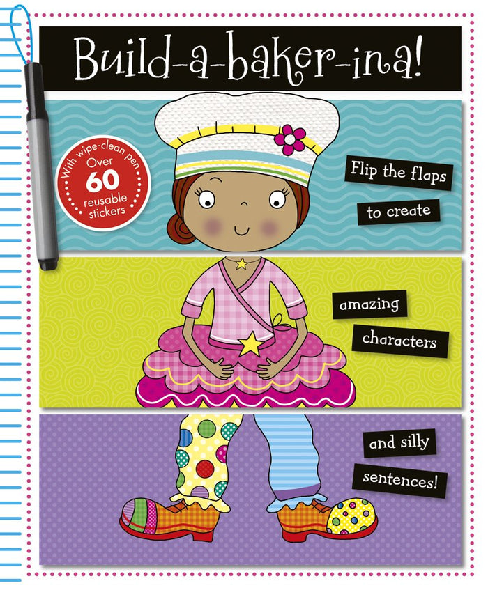 Build-a-Bakerina (Activity Book) by Make Believe Ideas Ltd. - Spiral-bound cover