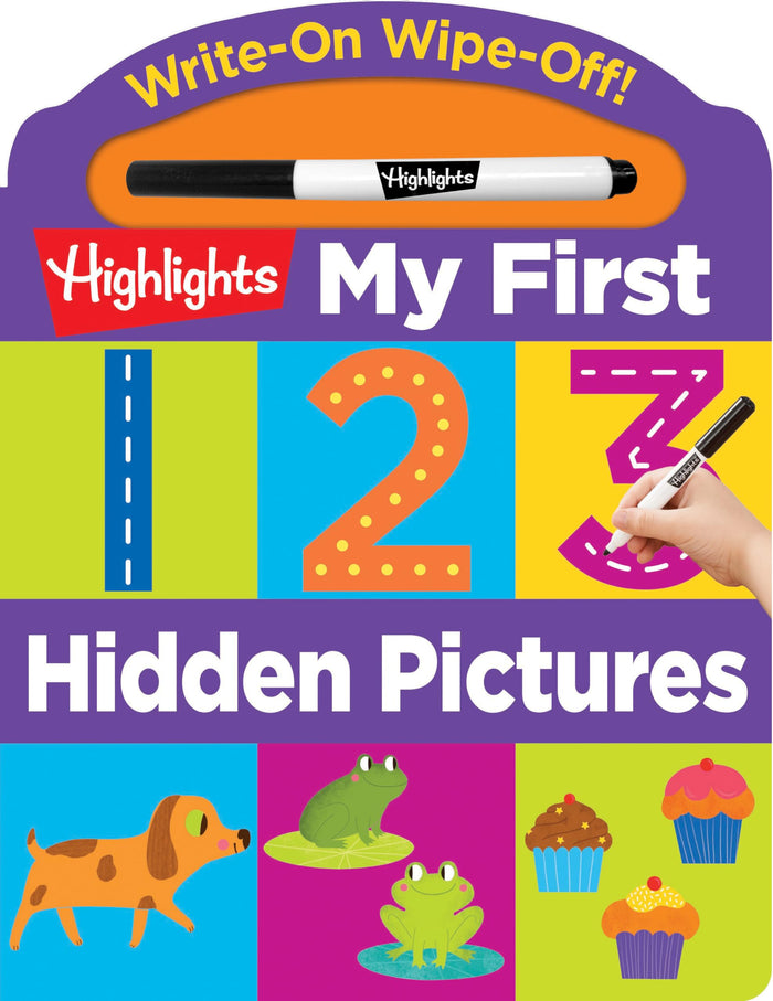 Write-On Wipe-Off My First 123 Hidden Pictures (Highlights My First Write-On Wipe-Off Board Books) by creator - Board Book cover