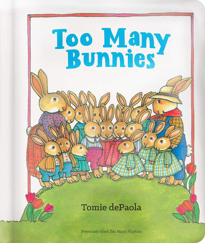 Too Many Bunnies by Tomie dePaola - Board Book cover