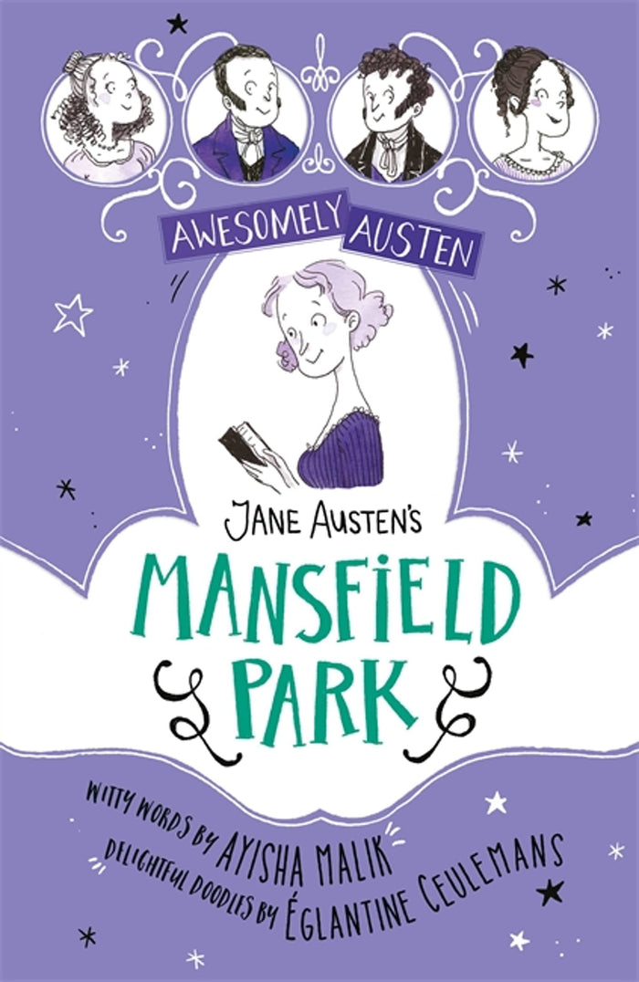 Awesomely Austen - Illustrated and Retold: Jane Austen's Mansfield Park by Ayisha Malik - Paperback cover