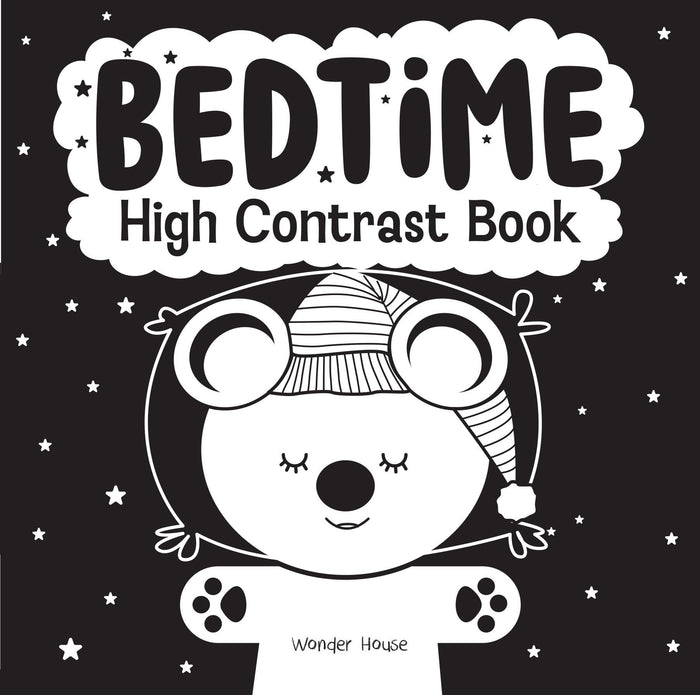 Bedtime - High Contrast Book by Wonder House Books - Board Book cover
