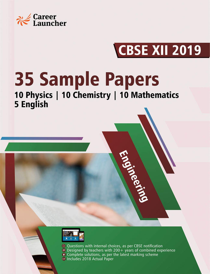 CBSE XII 2019 - 35 Sample Papers - Engineering by G K - Paperback cover