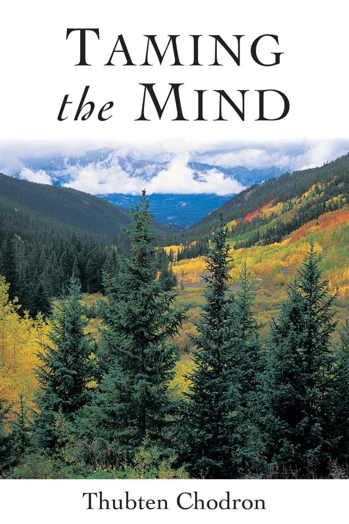 Taming the Mind by Thubten Chodron - Na cover