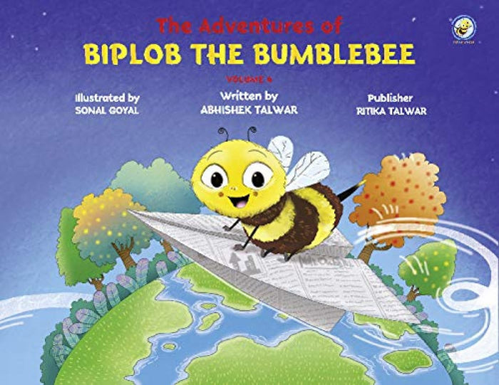 The Adventures of Biplob the Bumblebee Volume 4 by Abhishek Talwar - Paperback cover