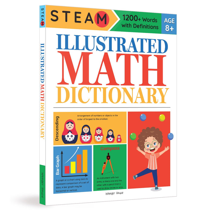 Maths Dictionary by Wonder House Books - Paperback cover