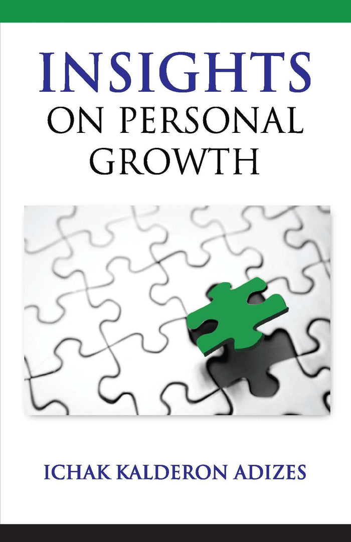 Insights On Personal Growth by Ichak Kalderon Adizes - Paperback cover