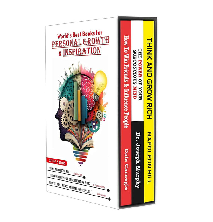 World s Best Books For Personal Growth & Inspiration (Box Set of 3 Books): Perfect Motivational Gift Set | Think & grow Rich | how to Win Friends & ... People | The Power of your Subconscious mind