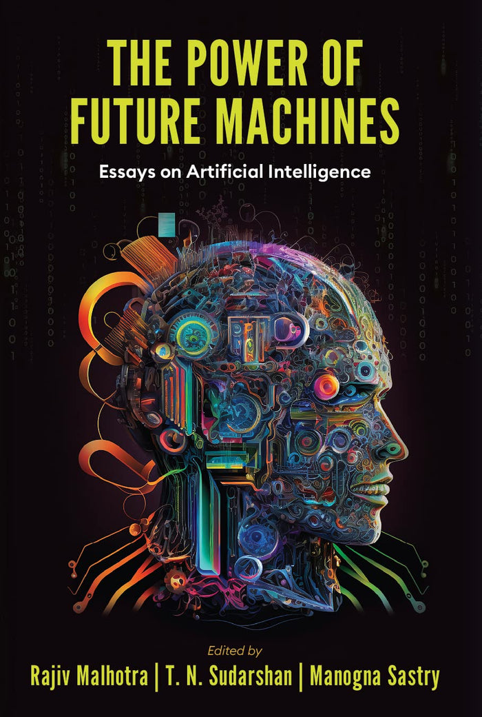BluOne Ink The Power of Future Machines: Essays on Artificial Intelligence by Rajiv Malhotra &Vijaya Vishwanathan - Hardcover cover