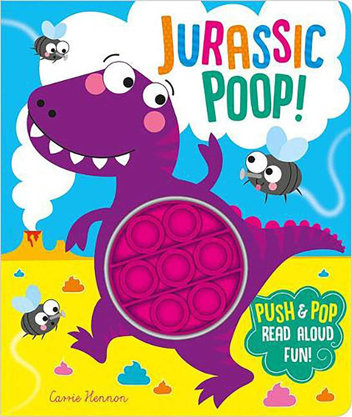 Jurassic Poop! (Push Pop Bubble Books) by Clare Michelle - Board Book cover