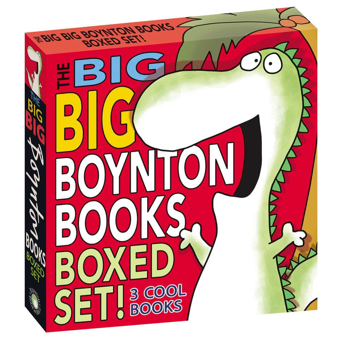 The Big Big Boynton Books Boxed Set!: The Going to Bed Book; Moo, Baa, La La La!; Dinosaur Dance!/Oversized Lap Board Books by Sandra Boynton - Board Book cover