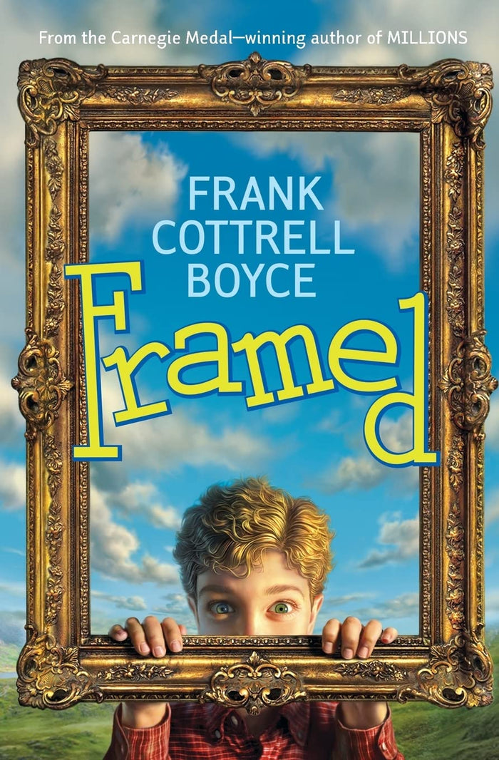 Framed: A Mystery Novel About a Boy, His Pet Chickens, and Crime for Kids (Ages 8-12) by Frank Cottrell Boyce - Paperback cover