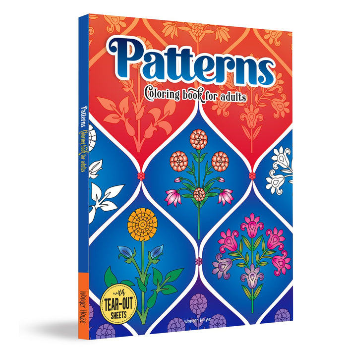 Pattern Coloring Book For Adults by Wonder House Books - Paperback cover