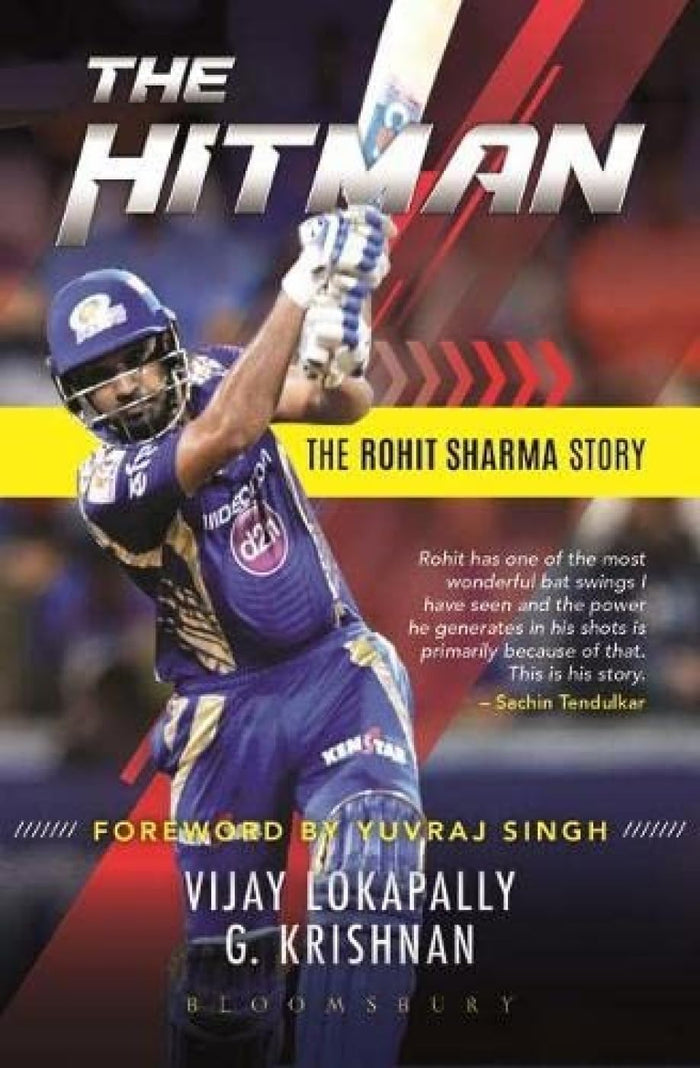 The Hitman: The Rohit Sharma Story by Vijay Lokapally - Paperback cover