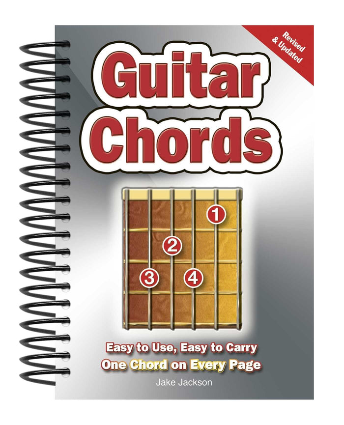 Guitar Chords: Easy-to-Use, Easy-to-Carry, One Chord on Every Page by Jake Jackson - Spiral-bound cover