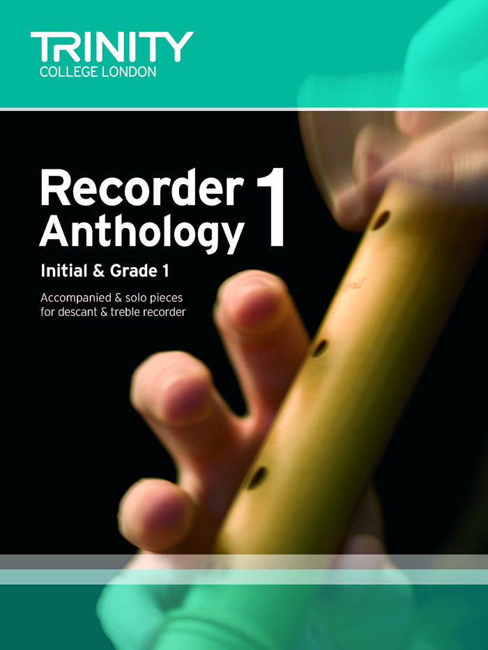 Recorder Anthology (Initial-Grade 1): Score & Part Book 1 by Trinity College London - Paperback cover