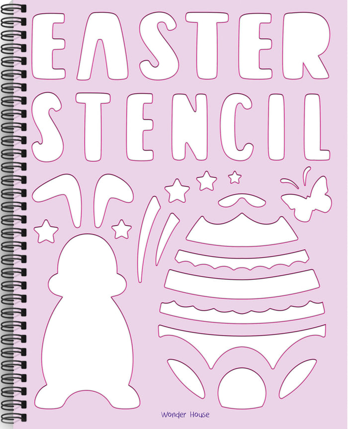 Easter Stencil Book by Wonder House Books - Spiral-bound cover