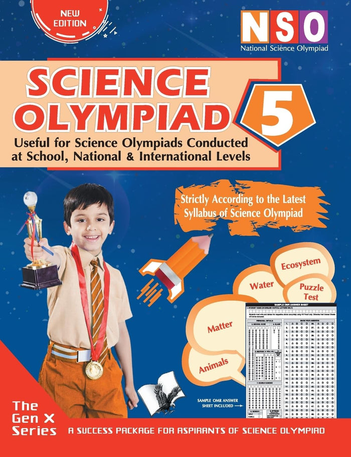 National Science Olympiad - Class 5 (With OMR Sheets) by Shikha Gupta - Paperback cover