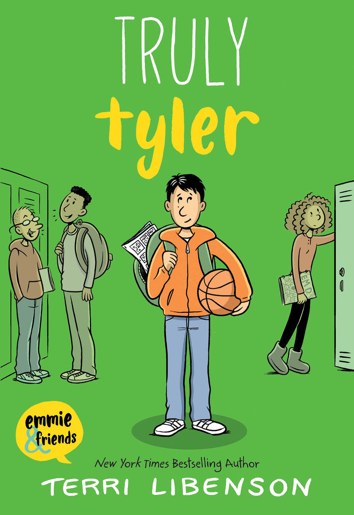 Emmie & Friends: Truly Tyler: A Graphic Novel – A Middle School Comic About Crushes, Basketball, and True Friendship for Kids (Ages 8-12) by Terri Libenson - Paperback cover