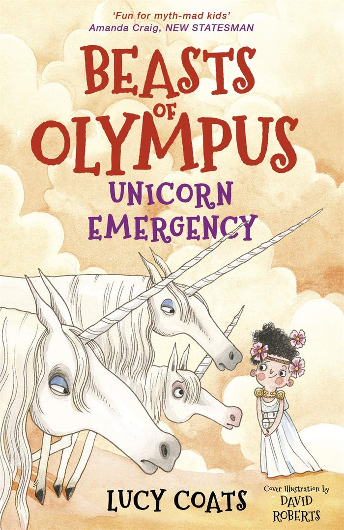 Beasts Of Olympus 8 The Unicorn Emergenc by Lucy Coats - Paperback cover
