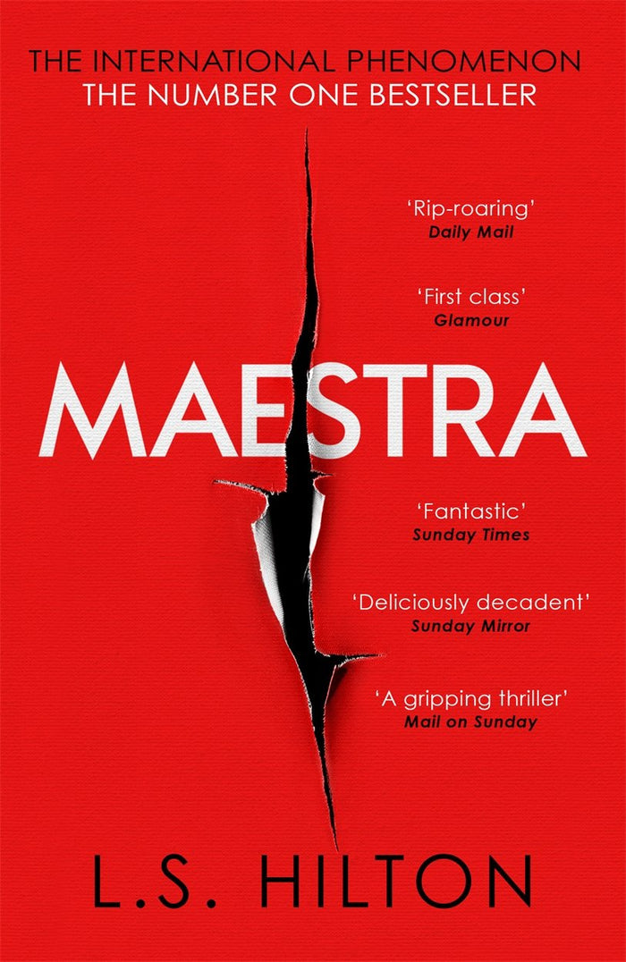 Maestra: The shocking international number one bestseller by LS Hilton - Paperback cover