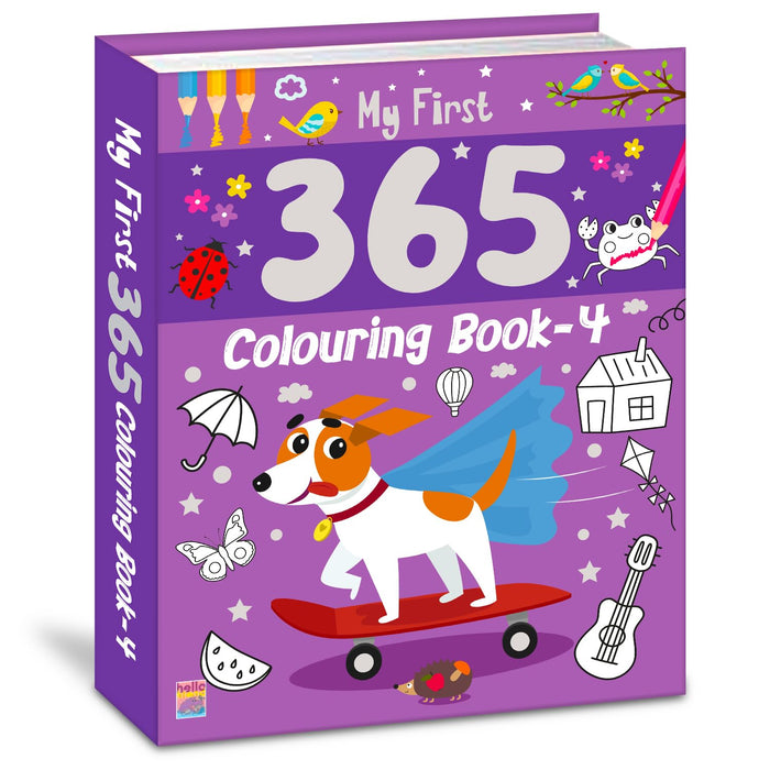 365 Colouring Book-4 - Paperback cover