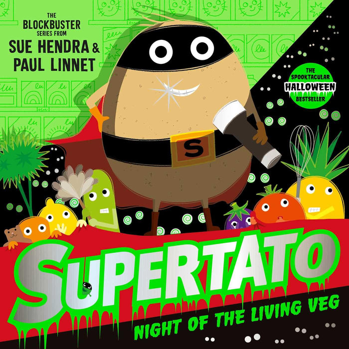 Simon Schuster Supertato Night of the Living Veg. by Sue Hendra - Paperback cover