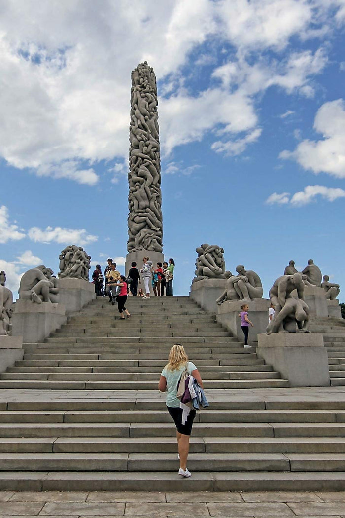 Monolith at Vigeland Park in Oslo Norway Journal: 150 page lined notebook/diary by Cool Image - Paperback cover