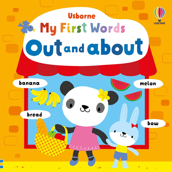 My First Words Out and About by Stella Baggott - Board Book cover