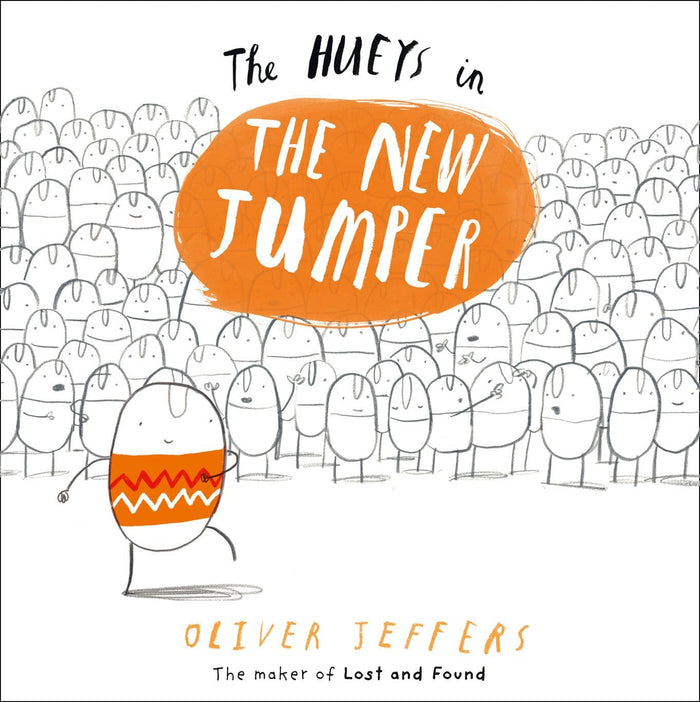 Hueys The New Jumper by Oliver Jeffers - Paperback cover