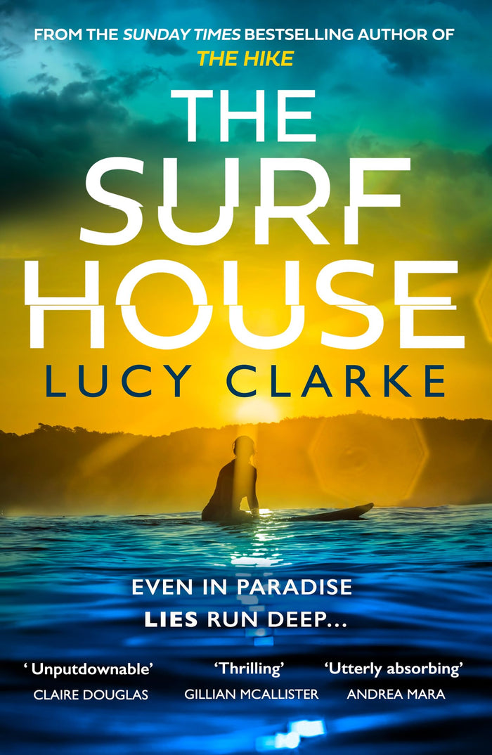 The surf house by Lucy Clarke - Paperback cover