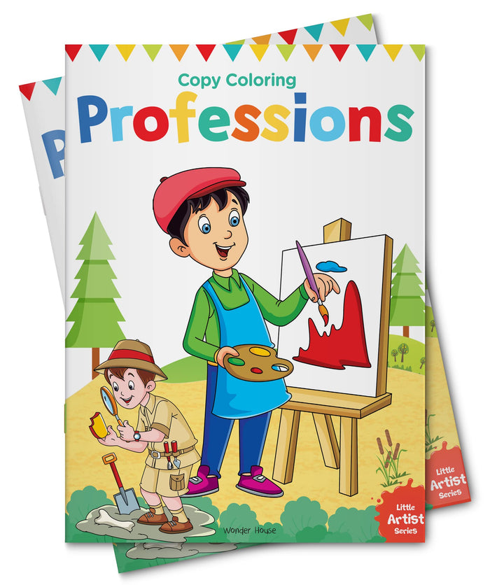 Professions (Little Artist Series) by Wonder House Books - Paperback cover