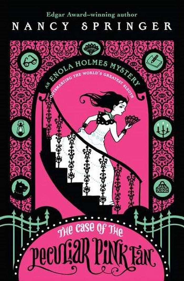 The Case of the Peculiar Pink Fan by Nancy Springer - Paperback cover