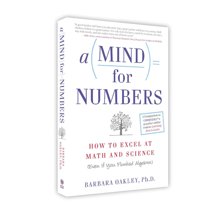A Mind for Numbers by Barbara Oakley - Paperback cover