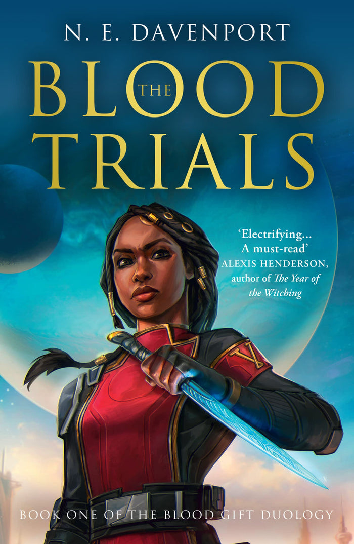 The Blood Trials (The Blood Gift Duology) by N.E. Davenport - Paperback cover