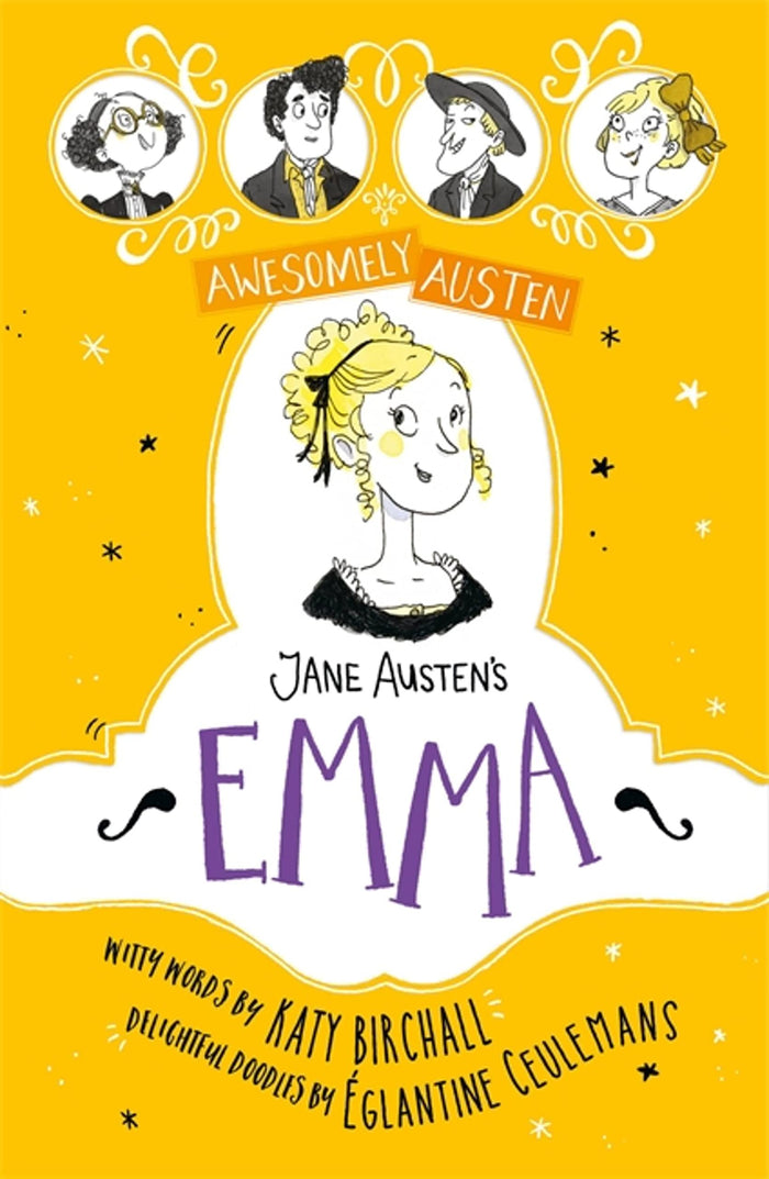 Jane Austen's Emma (Awesomely Austen - Illustrated and Retold) by Katy Birchall - Paperback cover
